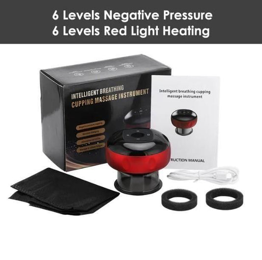 Electric Cupping Therapy Massager Machine, Electric Cupping Therapy Massager Hot Compress Scraping Massage Tool for Cellulite Reduction